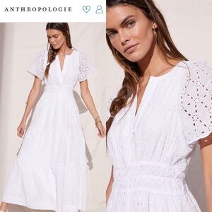 Anthropologie Somerset Maxi Eyelet Edition
